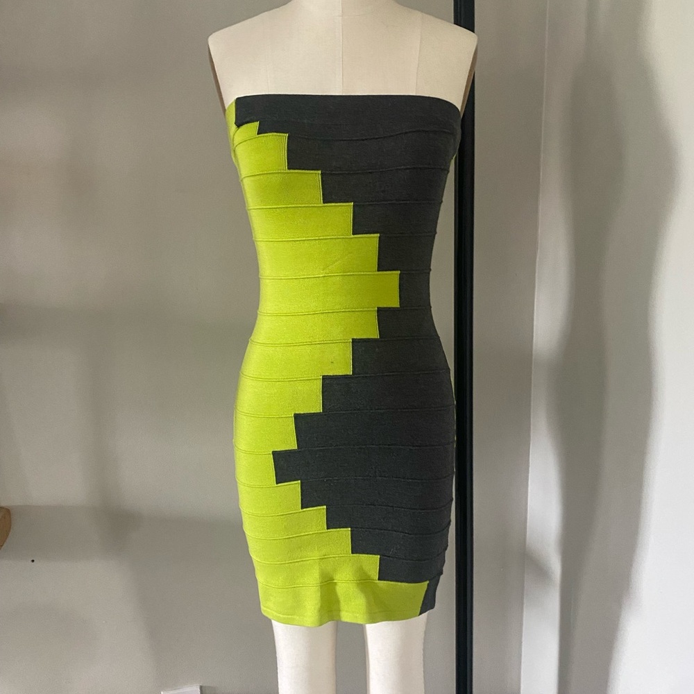 Knit Abstract Mini Dress